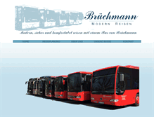 Tablet Screenshot of bruechmann-reisen.de